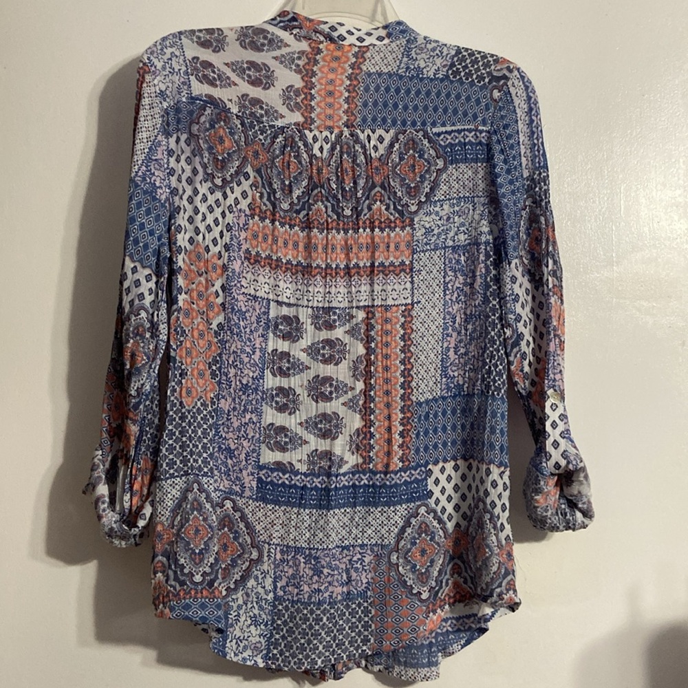Ruby Rd Button Up Top - Picture 3 of 9